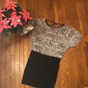 Charlotte Russe black skirt w/ R.Marks top